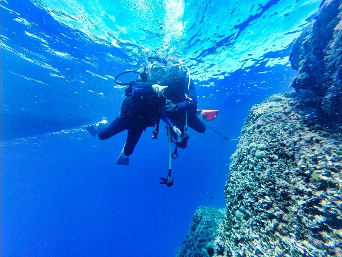 Baptême de plongée sous-marine en Méditerranée avec moniteur Normoxic